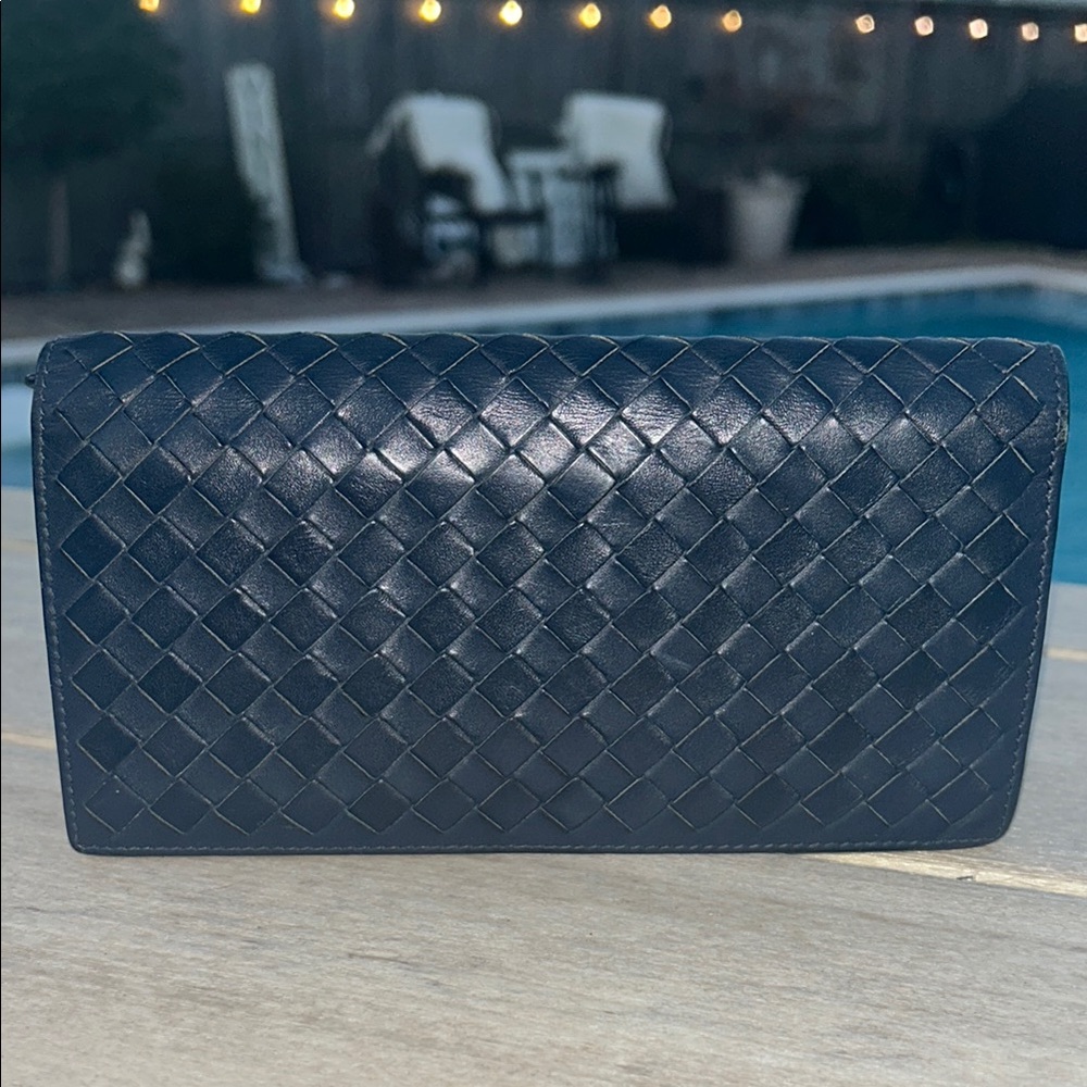 Bottega Veneta Intrecciato Long Leather Wallet